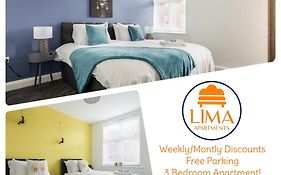 Lima Apartments Ltd-4 Beds-Large Property -Long Stay Deal-Business-Parking